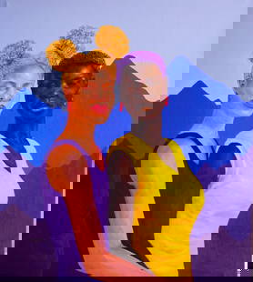 Love and Bond 1 - 21st Century, Contemporary, Figurative Portrait, Whites, Black, 2024: About the ItemThere is a common thread that binds us all, and that is our shared humanity. Everyone has a general desire in