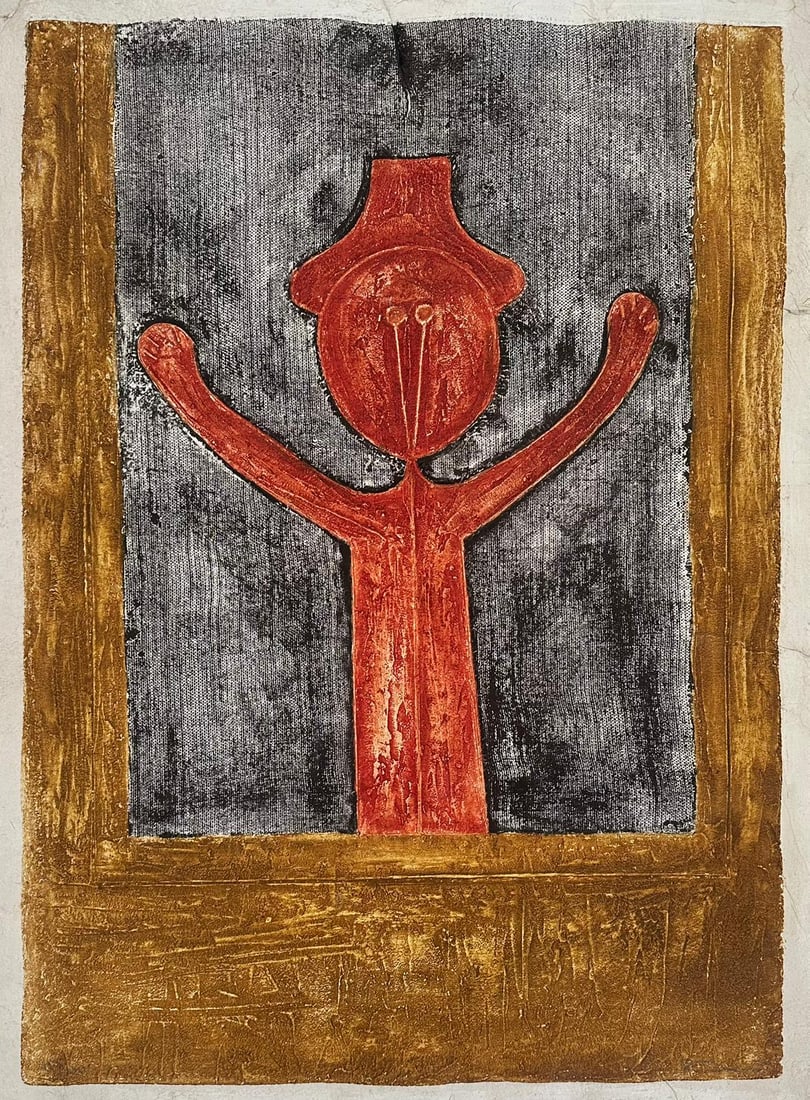 RUFINO TAMAYO / NINO (CHILD): Artist/Title: RUFINO TAMAYO / NINO (CHILD) Date: 1979 Medium: MIXOGRAFIA Dimensions: 87 x 67 cm Reserve: $1,500.00 Shipping: Domestic: Flat-rate of $200.00 to anywhere within the contiguous U.S. Inter