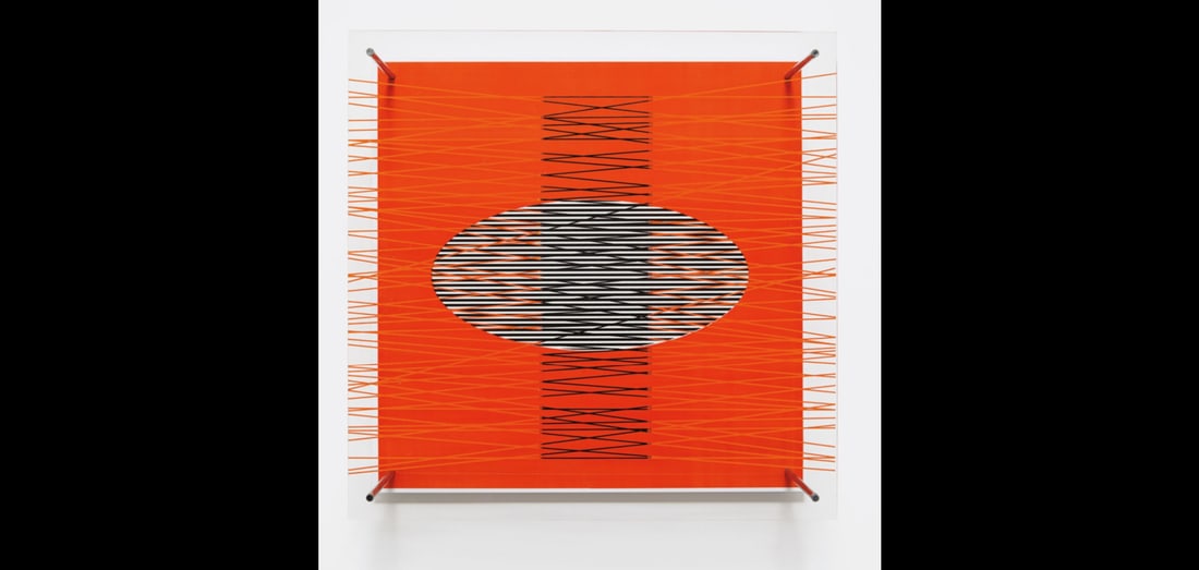 Jesus Rafael Soto: OVALO EN EL ROJO (1 of 2)