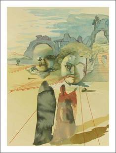 1960 Dali Woodcut Purgatory 20 Avarice & Prodigality: Artist: Salvador Dali Country: Spain Title: Purgatory 20 Avarice &amp; prodigality Medium: Original Woodcut Marks: Not signed not numbered paper Size: BFK Rives paper 13.4 x 9.8 inch Printed: 1960 by