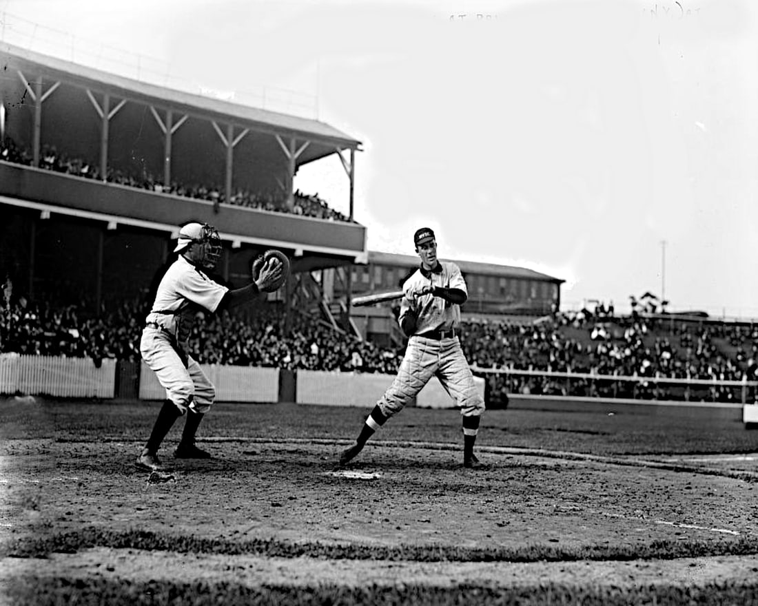 1908, Stock Brokers Ball Game (New York vs Boston): Title: 1908, Stock Brokers Ball Game (New York vs Boston) Artist/Source: BAIN NEWS SERVICE Original Date: SEE TITLE Dimensions: 10X8 Description: || UNITED STATES SHIPPING ONLY! || This lot is a Dye B