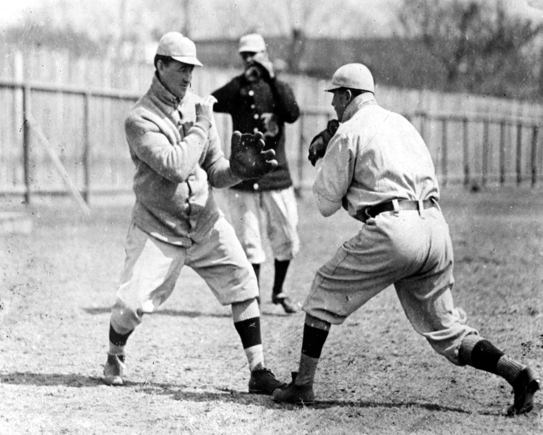 1912, Thomas Buck O'Brien & Bill Carrigan, Boston Baseball Team-Am League (1 of 1)