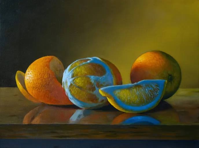 Kolodyazhniy Sergey- Still Life with Lemon: Artist: Kolodyazhniy Sergey Title: Still Life with Lemon Printing Date: 6.2025 Medium: Oil on canvas Size/Format: 40cm x30cm (15 ³/? x 11 ¹³/?? inch) Publisher: Kolodyazhniy Sergey This is oil canv