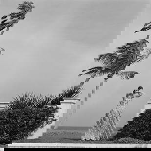 Slim Aarons 'Wendy Vanderbilt' Oversize Silver Gelatin Print Framed In White: Description Slim Aarons 'Wendy Vanderbilt' Oversize Silver Gelatin Print Framed in White American socialite Wendy Vanderbilt (later Wendy Vanderbilt Lehman, 1939 &#8211; 2016) in Palm Beach, Florida,