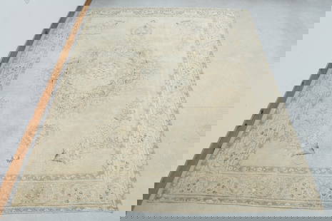 9'6x11'6 ft, PERSIAN DÉCOR: Title: 9'6x11'6 ft, PERSIAN DÉCOROridign: TurkeyDate/Period: 1960 - 1970Materials: Wool and CottonSize: Width: 9.6 feet