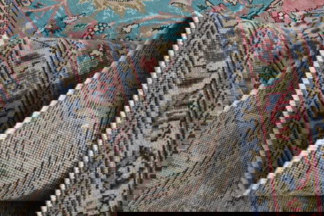 9.6x12.7 ft, PINK PALACE RUG: Title: 9.6x12.7 ft, PINK PALACE RUGOridign: TurkeyDate/Period: 1960 - 1970Materials: Wool and CottonSize: Width: 9.6 feet