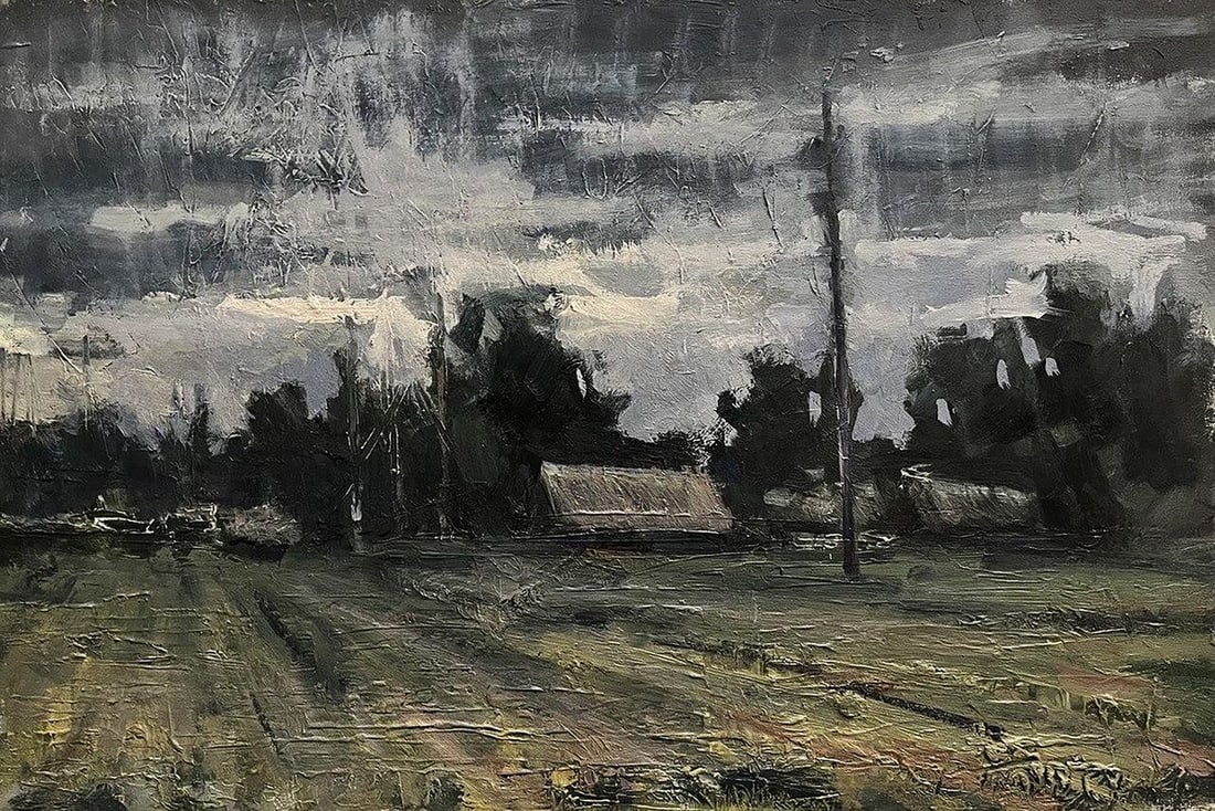 Oil painting Clouds Volodymyr Pashchenko (1 of 8)