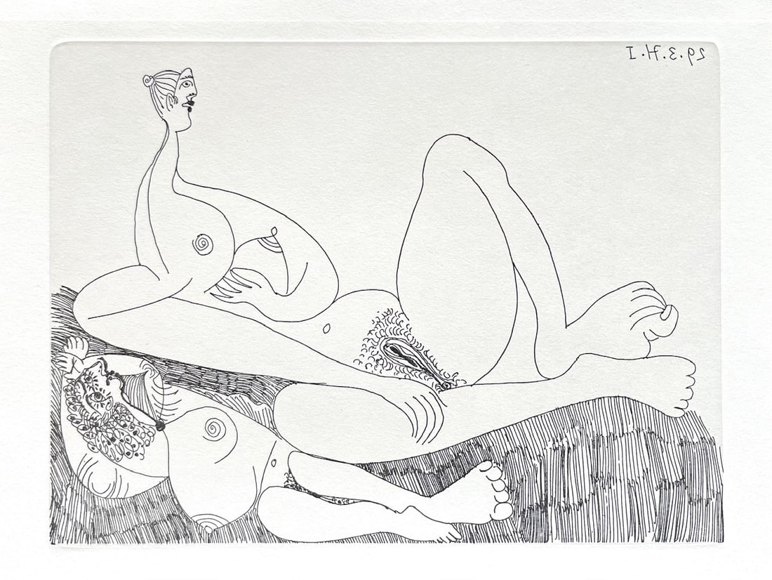 Picasso Gravure Apollinaire Les onze mille verges 7 (1 of 1)