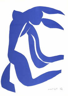 1984 Henri Matisse Lithograph La chevelure: Artist: Henri Matisse Country: France Title: La Chevelure Medium: Lithograph Paper Size: 14 x 10 inch Printed: 1984 in USA Provenance: Matisse paper cutout Condition: Very good COA: Certificate of aut