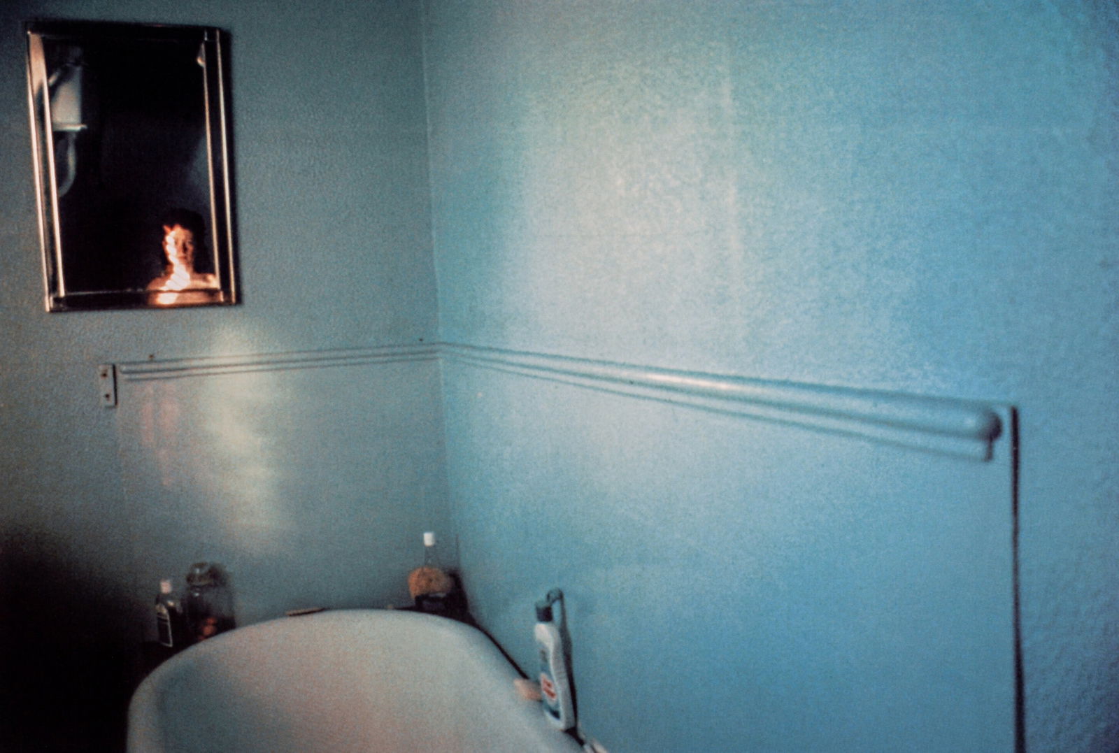 Nan Goldin - Self Portrait in Blue Bathroom (1 of 1)