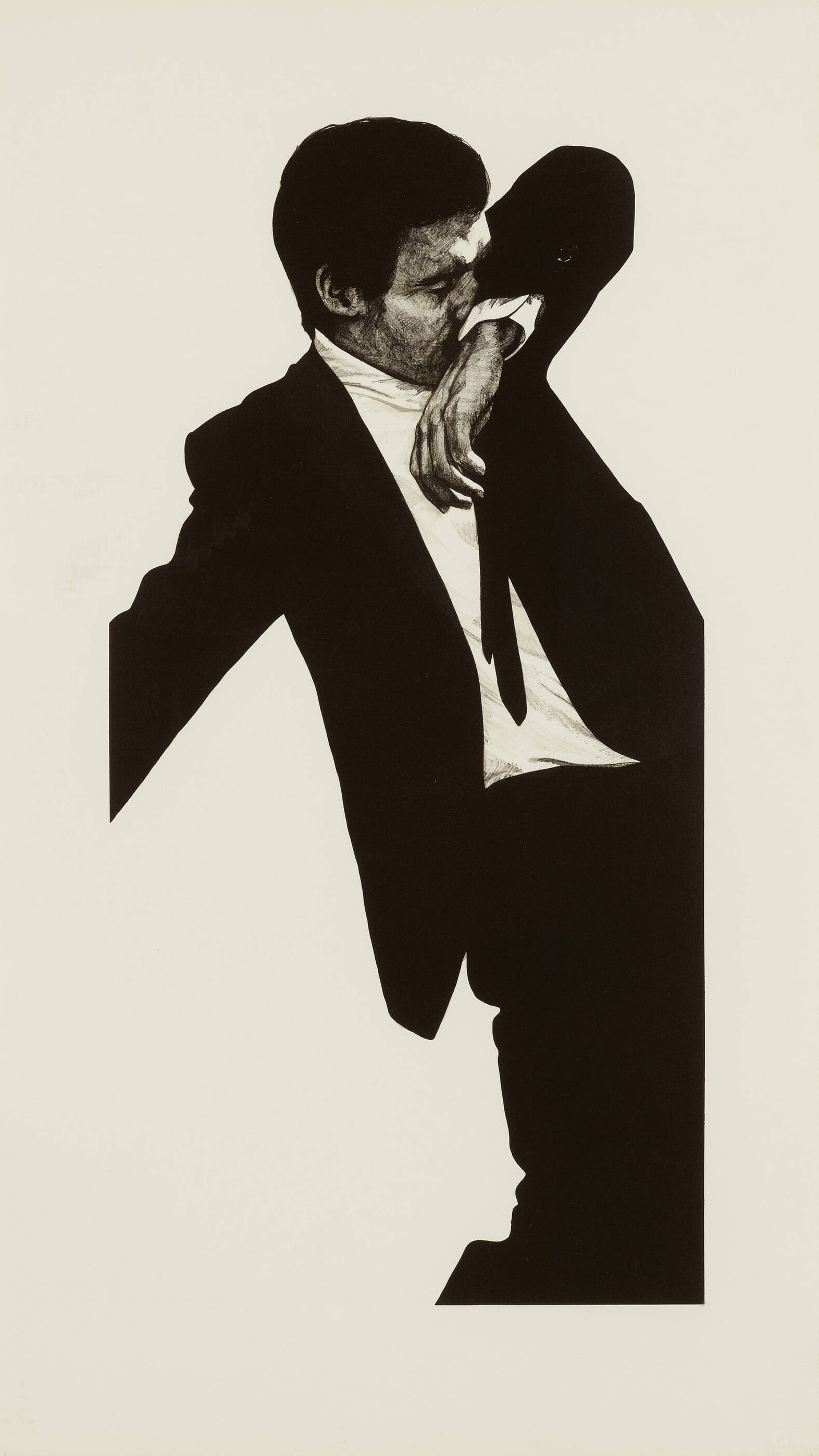 Robert Longo - Mark: Description: Robert Longo (b. 1953): Mark Print in Colors Date: 1983 Material: Fine Art Paper Dimensions: 37x21" Additional Information: Possible Reproduction/Printed Later Reserve: $90.00 Shipping: D