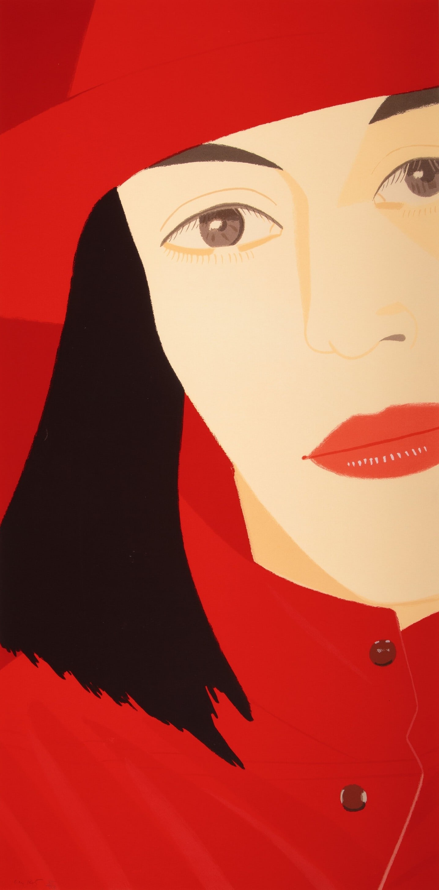 Alex Katz 'Red Coat' Print (1 of 1)