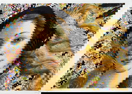 Death NYC Botecelli Murakami Louis Vuitton: Title: Death NYC Botecelli Murakami Louis Vuitton Date/Period: 21st Century Materials: Giclee on Fine art 300 gsm paper Size: 17 3/4 x 12 1/2 inches Artist: Death NYC, limited edition giclee on paper,
