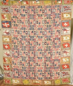 20's Tobacco Premium Quilt w/American Flags