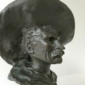 Frederic Remington The Sergeant 10.5” Bronze Bust