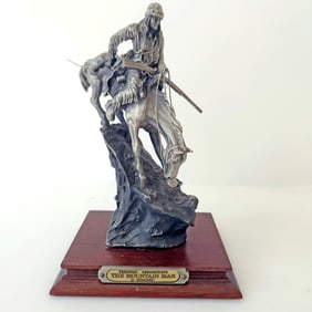 Frederic Remington “The Mountain Man” Chilmark Pewter Stamped 1911/9500