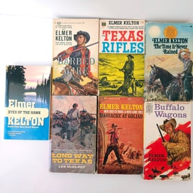 Elmer Kelton & Lee McElroy Vintage 1st Edition Paperbacks