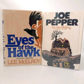 Elmer Kelton Writing as Lee McElroy 1st Edition Books Hard Cover Dust Jacket