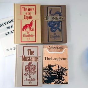 J Frank Dobie Hard Cover Castle Book Lot