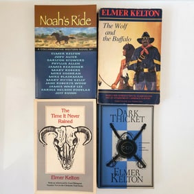 Elmer Kelton Soft Cover Book lot of 4