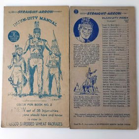 Nabisco Shredded Wheat Cardboard Straight Arrow “Injun-uity” Cards circa 1950 Book 2