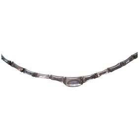 vintage mexico .950 Silver mother pearl necklace