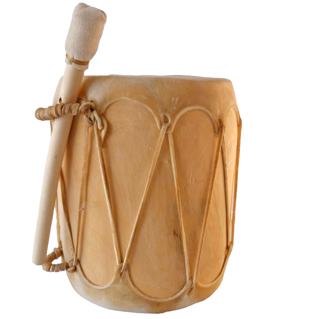 Native American Taos Drum with Beater (1 of 6)