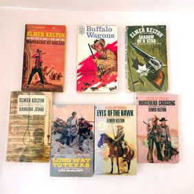 Elmer Kelton & Lee McElroy Vintage 1st Edition Paperbacks