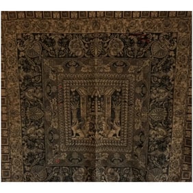 Antique 18th century hand woven Tapestry 63"inches