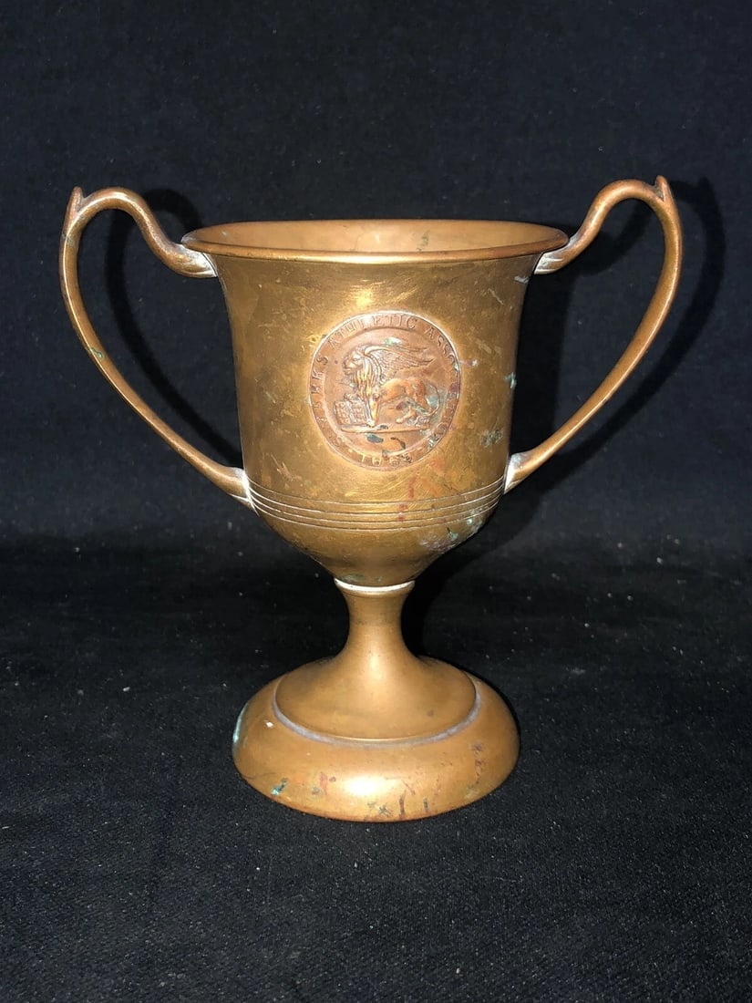 1909 5” St Marks Athletic Association Tennis Loving Cup trophy Southborough Ma (1 of 8)