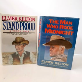 Elmer Kelton 1st Edition Hard Cover Book set of 2