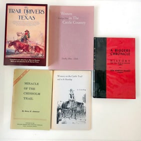 Collection of Cattlemen and Women Cattle Driving Books