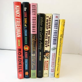 Kinky Friedman Book Lot set of 7