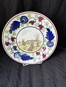 Stick Spatter Rabbit Plate