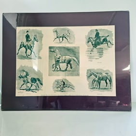 Frederic Remington Harper’s Weekly “Sketches from the Horse Show at the Madison Square