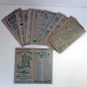 Nabisco Shredded Wheat Cardboard Straight Arrow “Injun-uity” Cards circa 1950 Book 3