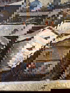 Oil painting Ukrainian painting Gavdzinsky Albin Stanislavovich: &#8470;GS 124 *** ABOUT THIS PAINTING *** * TITLE: "Ukrainian painting" * ARTISTS: Gavdzinsky Albin Stanislavovich * SIZE: 62x47,5cm/'24,40x18,70 inches' * MEDIUM: oil, canvas * HAND PAINTED: Original