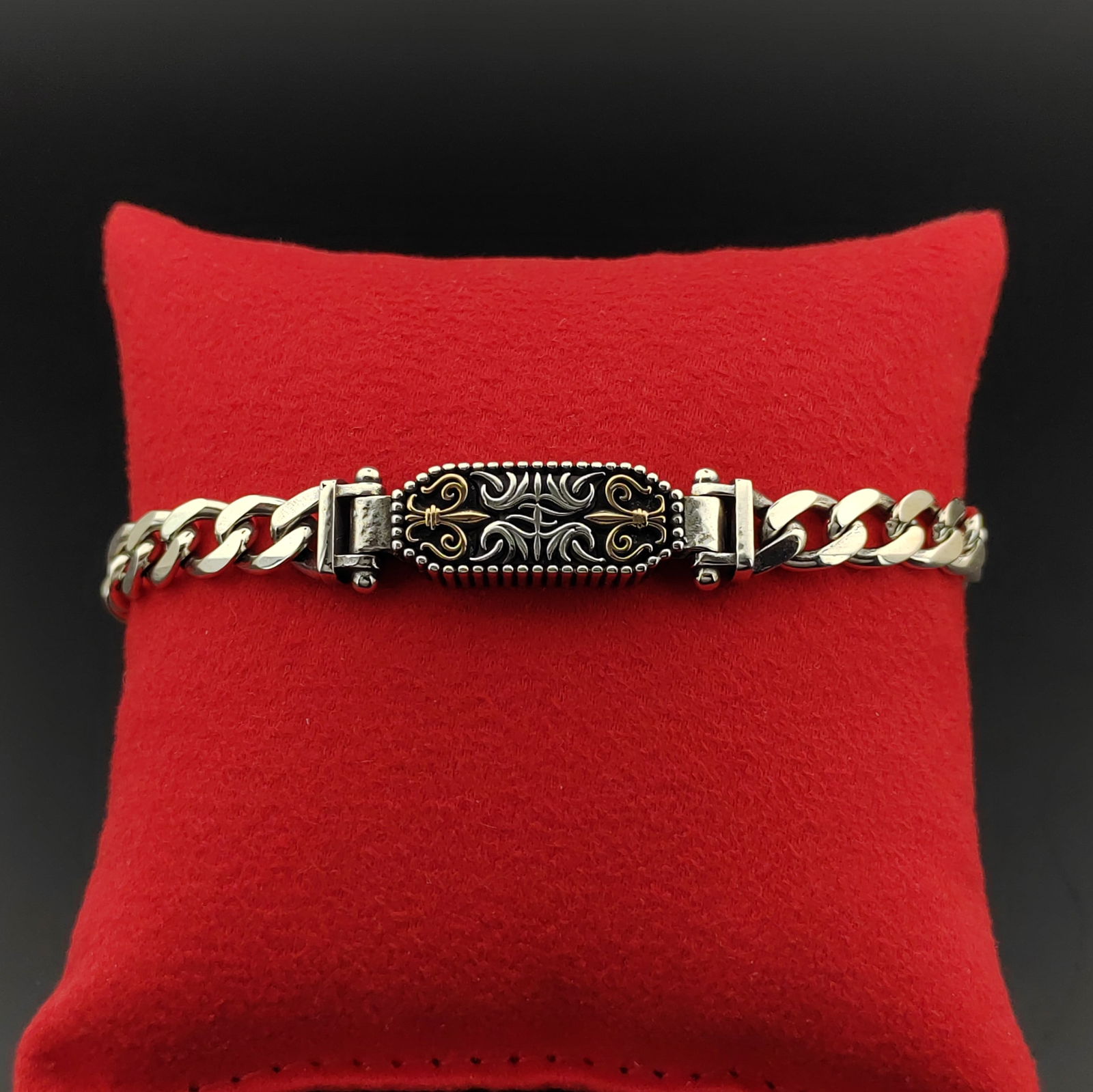 925 Sterling Silver Men's Bracelet (1 of 8)