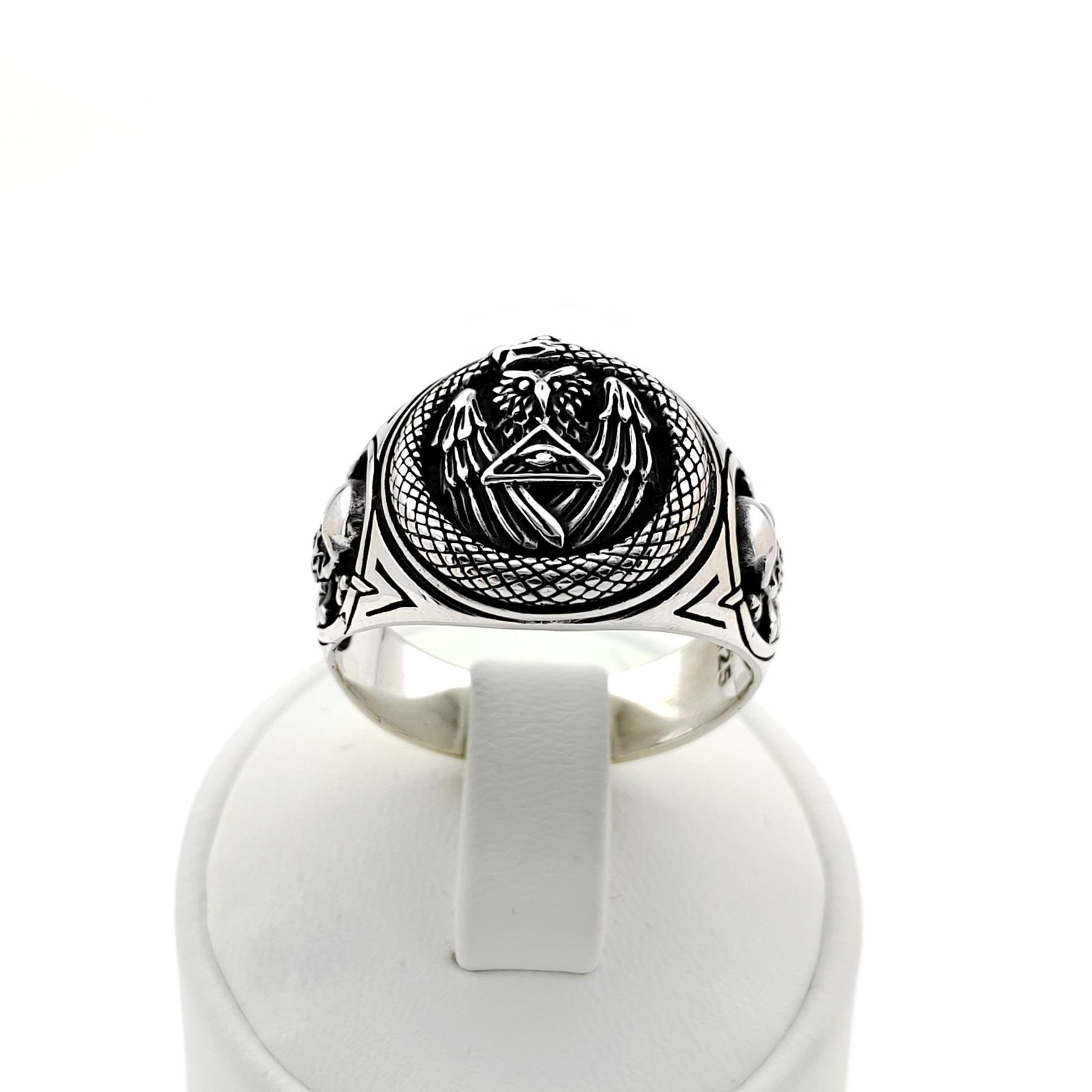 925 Silver Masonic Ring (1 of 8)