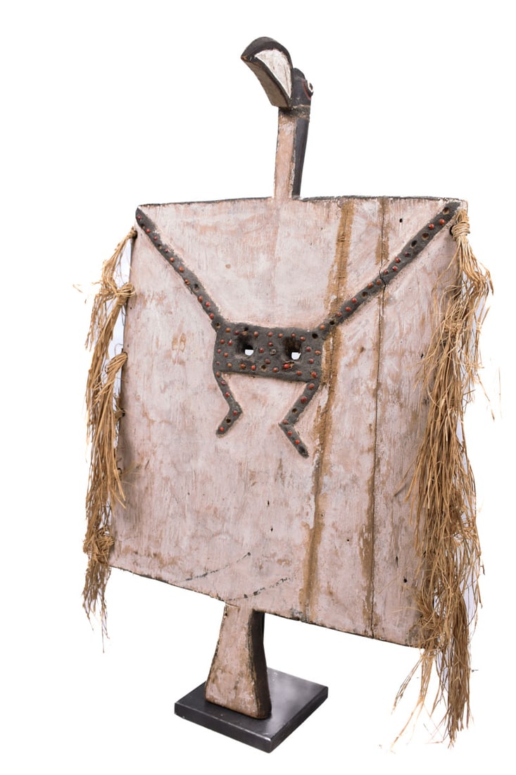 Loniaken Mask – Wood, Raphia – Toussian – Burkina Faso (1 of 7)