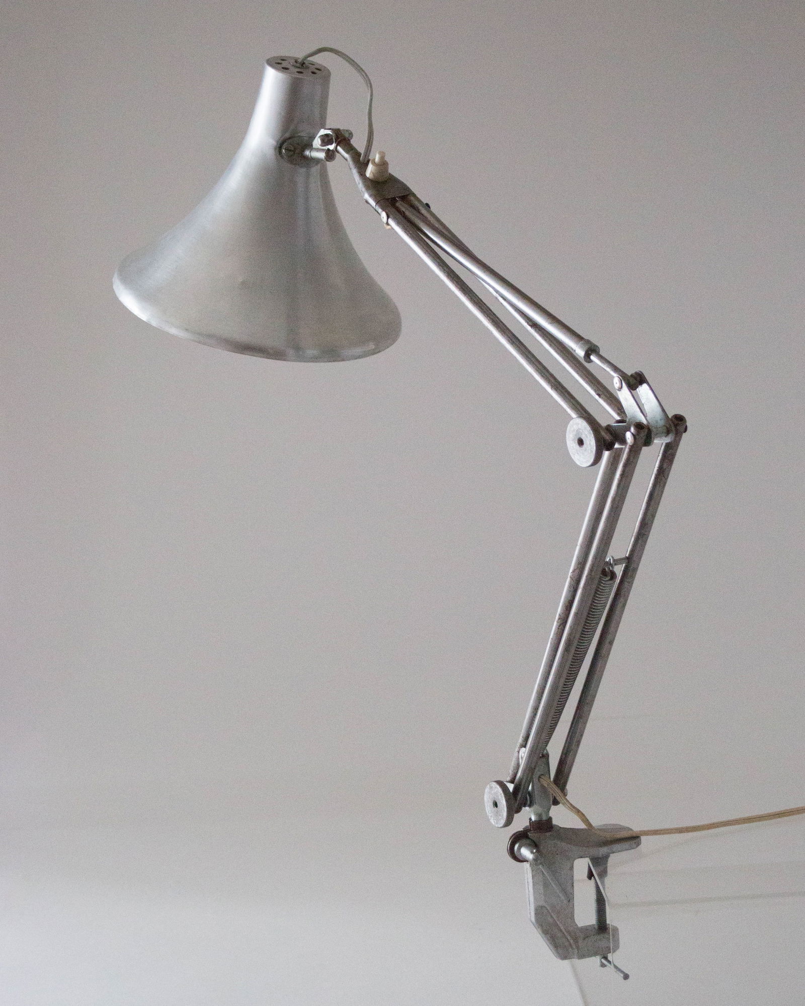 Anglepoise desk lamp in the manner of Herbert Terry industrial task lamp 1950 (1 of 4)