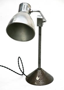 FRENCH MODERNIST DESK LAMP JUMO 800 ART DECO: French modernist desk lamp made in the 1940's by Jumo , an important lamp making company from France who used the best designer of their time , it is not know who is the creator but there is some simi
