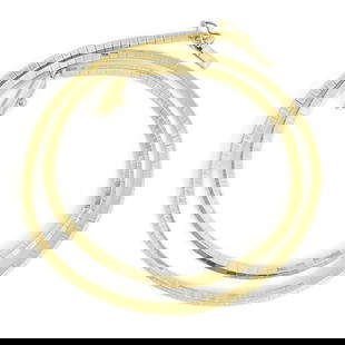 Italian Box Omega Chain Necklace 14K Yellow Gold, 16.5 Inches, 2.1 mm, 14.73 Gr: Italian Box Omega Chain Necklace 14K Yellow Gold, 16.5 Inches, 2.1 mm, 14.73 Gr This is a beautiful chain necklace. Please let us know if you have any questions. Metal: 14K yellow gold Weight: 14.73 g