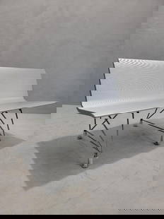 Vintage Modern Aero Bench Designed by Lievore Altherr Molina: Vintage from before 2000 Vintage Modern Aero Bench Designed by Lievore Altherr MolinaThis wonderful aluminum bench was designed by Lievore Altherr Molina a Spanish design consultation company and prod