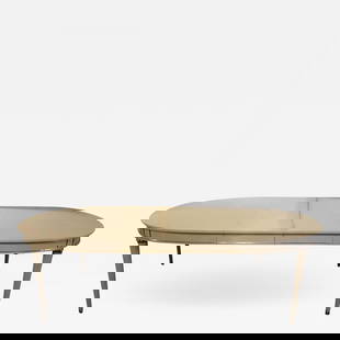 Hollywood Regency Dining Table in Gray Lacquered Bronze Mounted Finish: Title: Hollywood Regency Dining Table in Gray Lacquered Bronze Mounted Finish Description: A Hollywood Regency dining table in gray lacquered bronze mounted finish in the manner of Maison Jansen. The