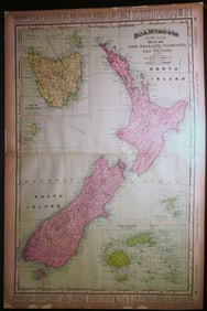 New Zealand, Tasmania & The Fiji Islands 1895