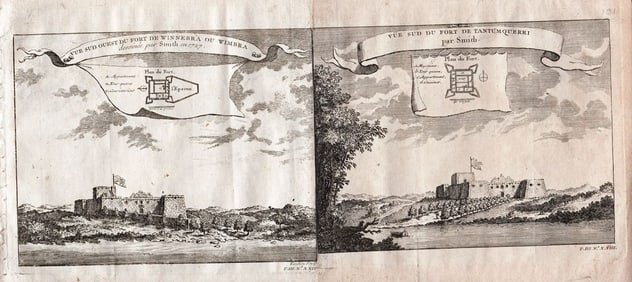 Prevost: English Forts Winneba and Tantumquerri, Ghana