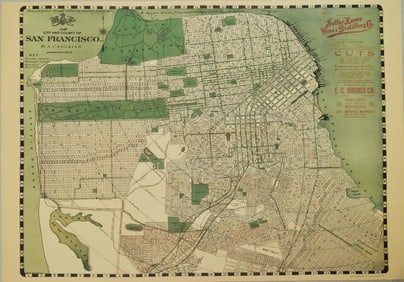 1909 but 2007 Map of the City and County of San Francisco -- Map of the City and County of San