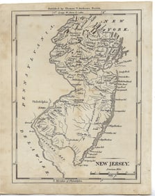 1797 Morse Map of New Jersey -- New Jersey