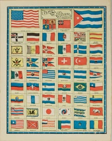 1903 Cram National Flags -- Flag of All Nations